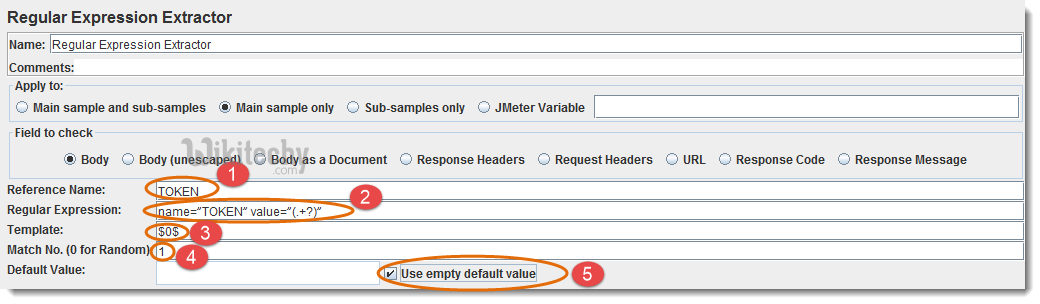  process of regular expression extractor